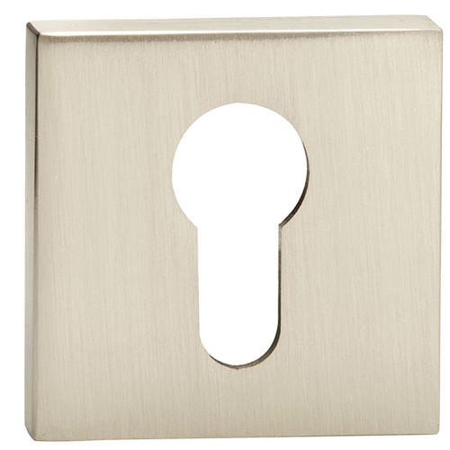 Накладка на замок під циліндр Е20 у кольорі матовий нікель - E20 SN