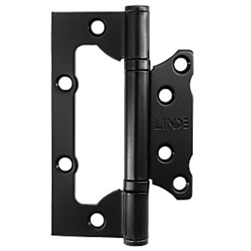 Петля для дверей накладна вузька чорна - HB-100S BLACK