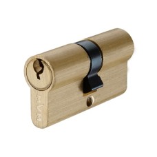 P6E30/30 SB циліндр англ. ключ матова латунь