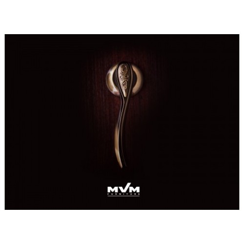 Z-1313 PCF ручка для дверей на розетке полиров бронза - Z-1313 PCF