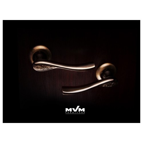 Z-1313 PCF ручка для дверей на розетке полиров бронза - Z-1313 PCF