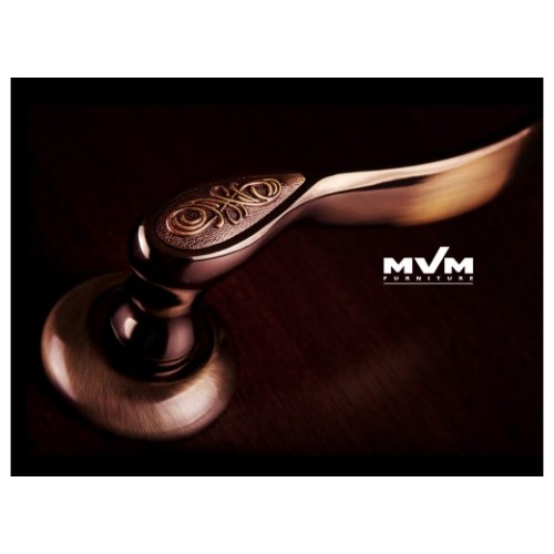 Z-1313 PCF ручка для дверей на розетке полиров бронза - Z-1313 PCF