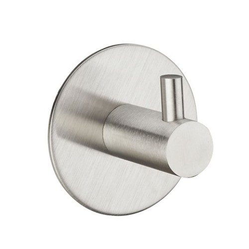 Гачок HSS-501R SS клейкий, з нержавіючої сталі матовий - HSS-501R SS