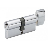 A5E 35/35T CP Євроциліндр англ. ключ / тумблер полірований хром