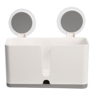 Полиця клейка глибока BP-7, пластикова біла