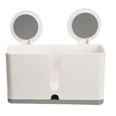 Полиця клейка глибока BP-7, пластикова біла