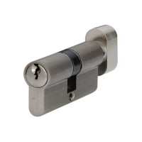 P6E30/30T SN циліндр англ.ключ/тумблер мат. нікель