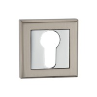 E8 SN/CP накладка під циліндр мат.нікель/пол.хром