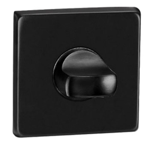 Накладка на замок під WC T12i у кольорі нержавіюча сталь чорна з індикатором - t12i_black