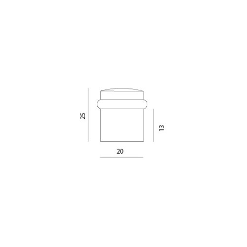 M-25 SS упор нержавіюча сталь - m-25-ss