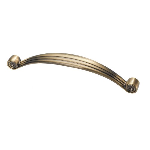 Ручка D-1011-128 SAB для меблів блискуча антична бронза - d_1011_128_sab
