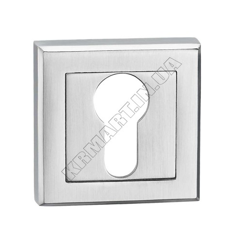 E8a MC накладка на замок під циліндр, матовий хром - e8a-mc