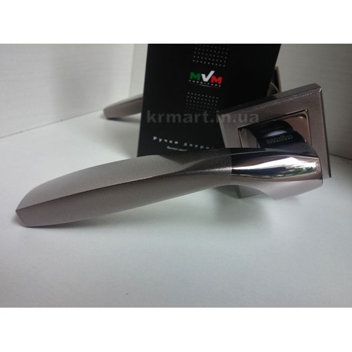 Z-1325 BN/SBN ручка для дверей на розетці чорний нікель/матовий - z-1325-bnsbn