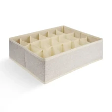 Органайзер для хранения на 18 секций кремовый 300х260х100 мм МВМ MY HOME