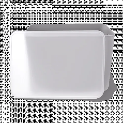 Крышка для пластикового ящика MVM XS/S, матовый белый, 360х257 мм, полипропилен