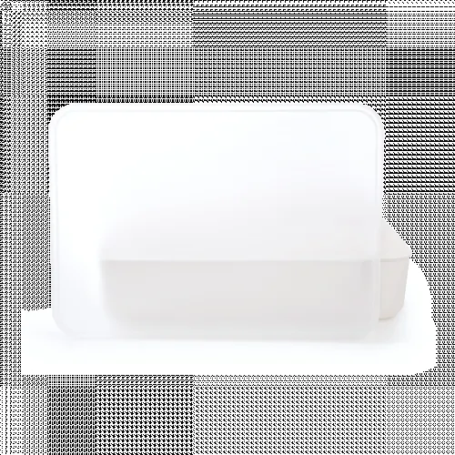 Ящик для хранения L, белый, 360x257x80 мм, ПП (полипропилен), органайзер для вещей