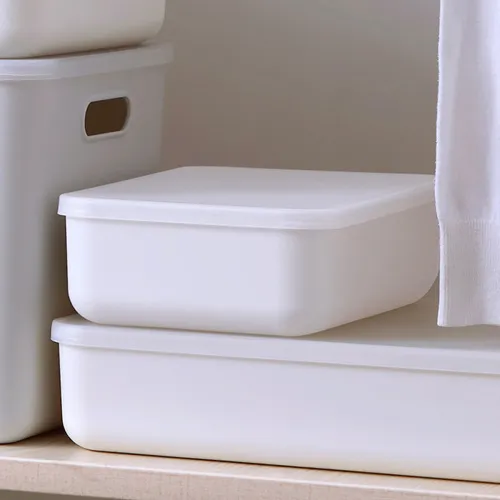 Ящик для хранения XS белый 257x180x80 мм из полипропилена, органайзер для дома и транспорта