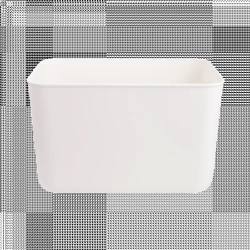 Ящик для зберігання S білий 257х180х160 мм з поліпропілену, органайзер для косметики та іграшок