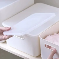 Кришка для пластикової ящика MVM XS/S, білий матовий, 257х180 мм, поліпропілен