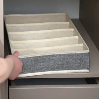 Органайзер для зберігання МВМ MY HOME, 5 секцій, 330х330х100 мм, світло-сірий