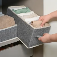 Органайзер для зберігання МВМ MY HOME на 7 секцій, 360х180х200мм, світло-сірий