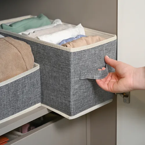 Органайзер для зберігання МВМ MY HOME на 7 секцій, 360х180х200мм, світло-сірий