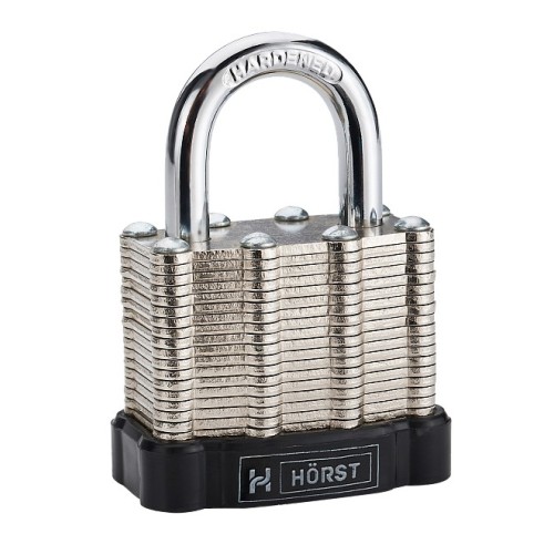 Замок навісний ламінована сталь, 30мм HR-LS-30E - HR-LS-30E