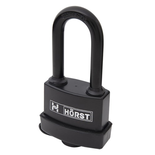 Замок навісний вологостійкий зі сталі HR-WS1L-50E - HR-WS1L-50E BLACK