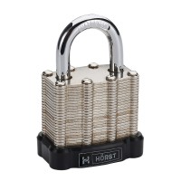 Замок навісний ламінована сталь, 40мм HR-LS-40E