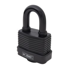 Замок вологостійкий підвісний з ламінованої сталі hr-wls-50e