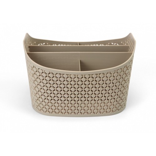 Органайзер настольный FH-09 185х140х120 мм светло-бежевая - FH-09 LIGHT BROWN