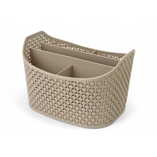 Органайзер настольный FH-09 185х140х120 мм светло-бежевая - FH-09 LIGHT BROWN