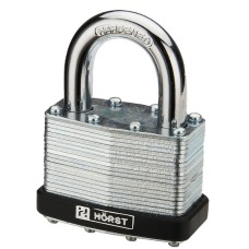 Замок навісний ламінована сталь, 50мм HR-LS-50E