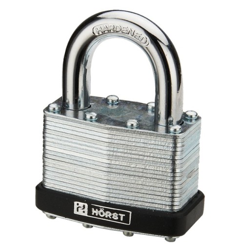 Замок навісний ламінована сталь, 50мм HR-LS-50E - HR-LS-50E