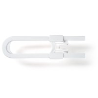 Замок для дверцят BS-10 білий 2 шт.