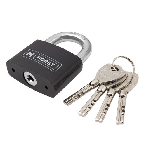 Замок зі сталі HR-SP4-50D - HR-SP4-50D BLACK