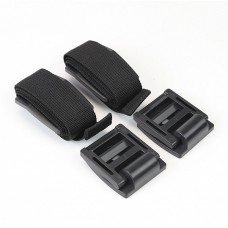 Ремінь для захисту від перекидання TV та меблів BS-20 чорний 2 шт.