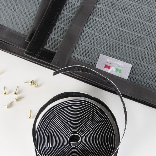 Москітна сітка для вхідних дверей на магнітах 1200*2000, колір титан - MN-1200 T