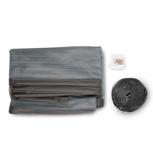 Москітна сітка для вхідних дверей на магнітах 1200*2000, колір титан - MN-1200 T