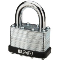 Замок навесной ламинированная сталь, 65мм HR-LS-65E
