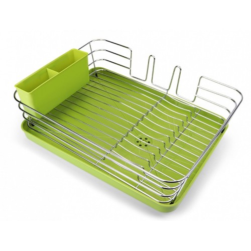 Сушка для посуду з органайзером DR-02 зелений - DR-02 GREEN