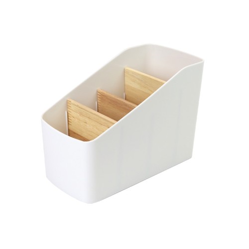 Органайзер для дрібниць FH-03 WHITE/WOOD 272х132х84 мм, пластик - FH-03 WHITE/WOOD