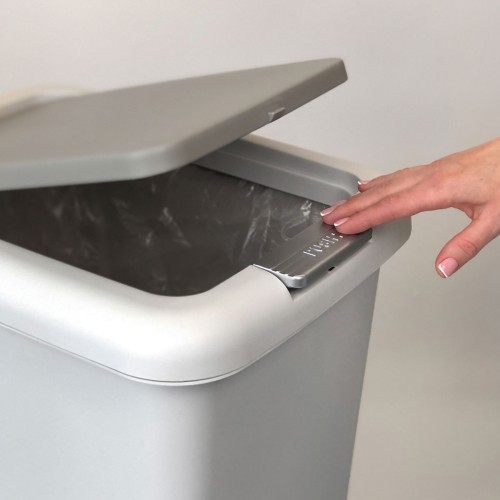Відро для сміття з кришкою і педаллю BIN-01 45L сіре - BIN-01 45L GRAY