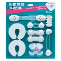 Комплект дитячого захисту BS-22 білий 17 од.