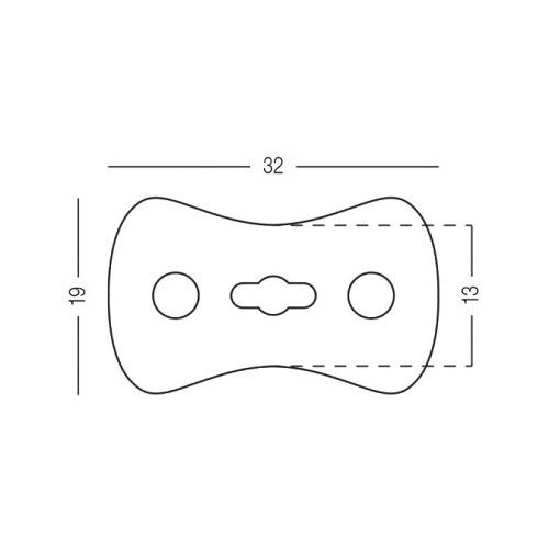 Заглушки для розеток із ключем BS-12 білі 6 шт. - BS-12 WHITE