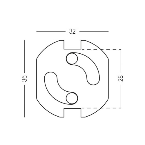 Заглушки для розеток BS-13 білі 6 шт. - BS-13 WHITE