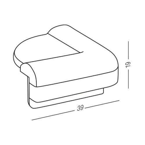 Накладки на кути BS-03 T 4 шт. - BS-03 T