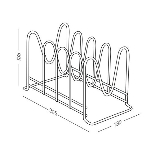 Сушка для посуду класична матова DR-03 хром - DR-03 MC
