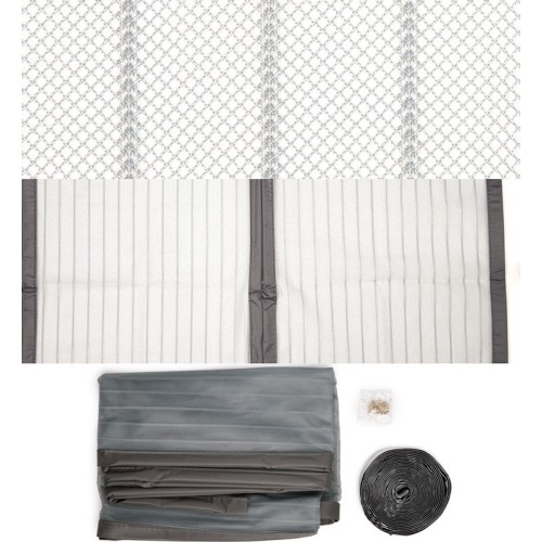 Москітна сітка для вхідних дверей на магнітах 920*2000, колір титан - MN-920 T