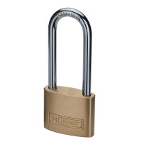 Замок навесной латунный длинная дужка 40мм HR-B1L-40E